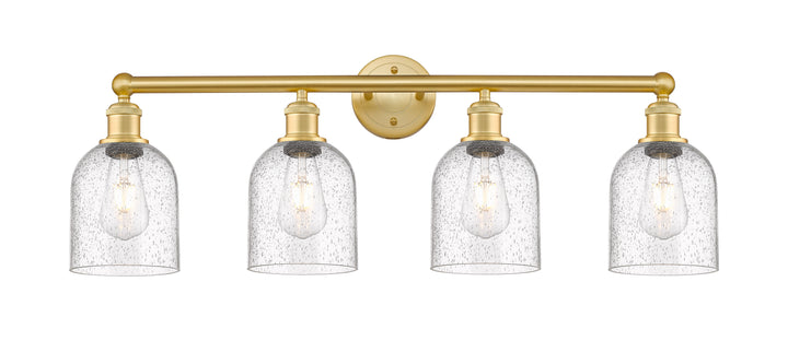 Innovations Lighting Bella 6" Bath Vanity Light - Satin Gold Vanity Lights Innovations Lighting Seedy ; Glass Type: Transparent  