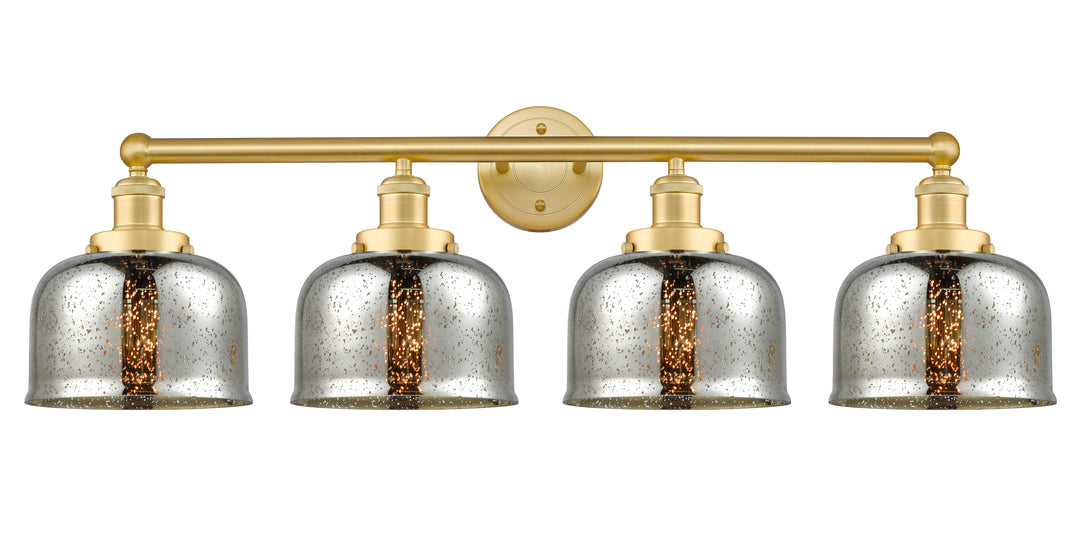 Innovations Lighting Bell 8" Bath Vanity Light - Satin Gold Vanity Lights Innovations Lighting Silver Plated Mercury ; Glass Type: Mercury  