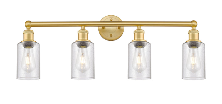 Innovations Lighting Clymer 4" Bath Vanity Light - Satin Gold