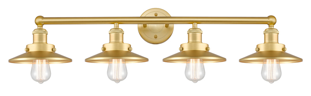 Innovations Lighting Railroad 8" Bath Vanity Light - Satin Gold Vanity Lights Innovations Lighting Default Title  