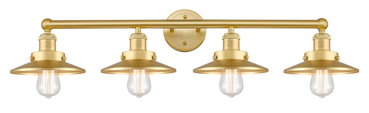 Innovations Lighting Railroad 8" Bath Vanity Light - Satin Gold Vanity Lights Innovations Lighting Default Title  