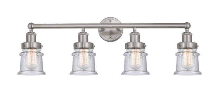 Innovations Lighting Canton 5" Bath Vanity Light - Brushed Satin Nickel Vanity Lights Innovations Lighting Seedy ; Glass Type: Seeded  