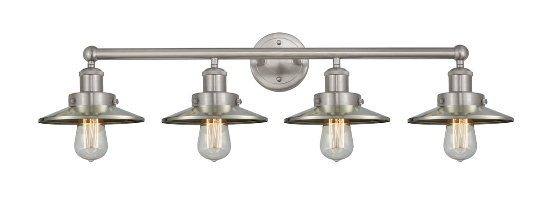 Innovations Lighting Railroad 8" Bath Vanity Light - Brushed Satin Nickel Vanity Lights Innovations Lighting Default Title  