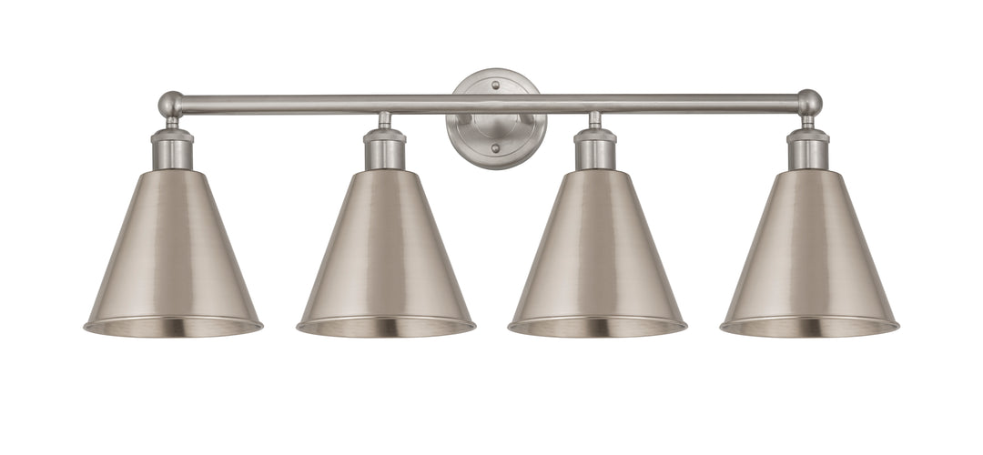 Innovations Lighting Berkshire Metal 8" Bath Vanity Light - Satin Nickel Vanity Lights Innovations Lighting Default Title  