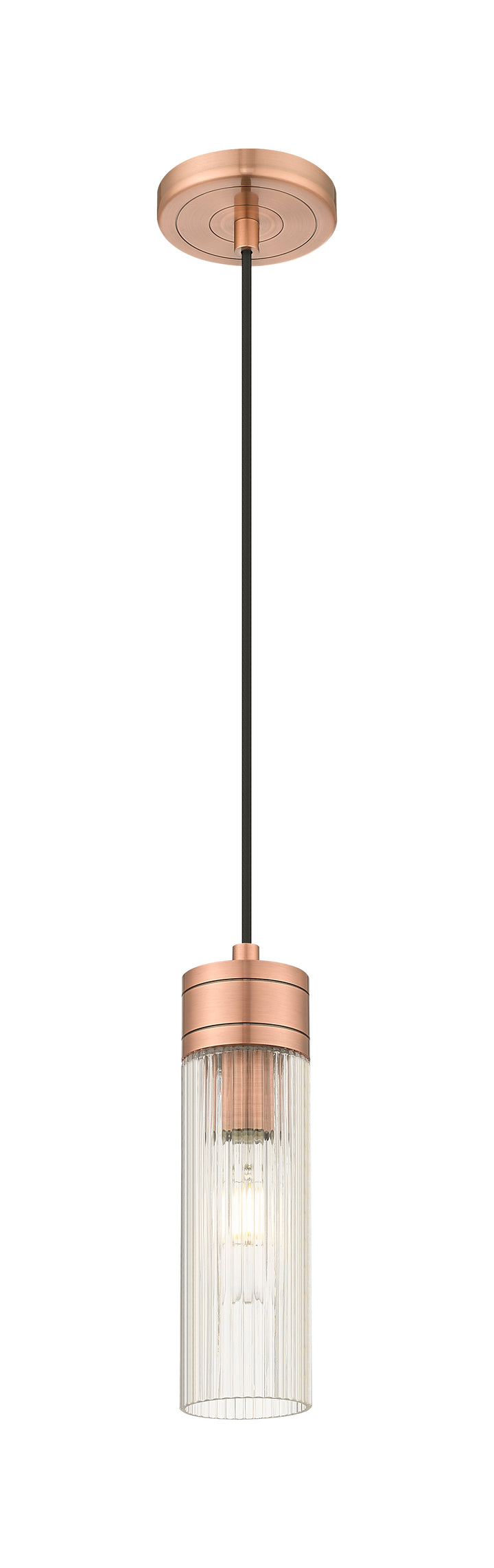 Innovations Lighting Boreas 8" Mini Pendant - Antique Copper Mini-Pendants Innovations Lighting   