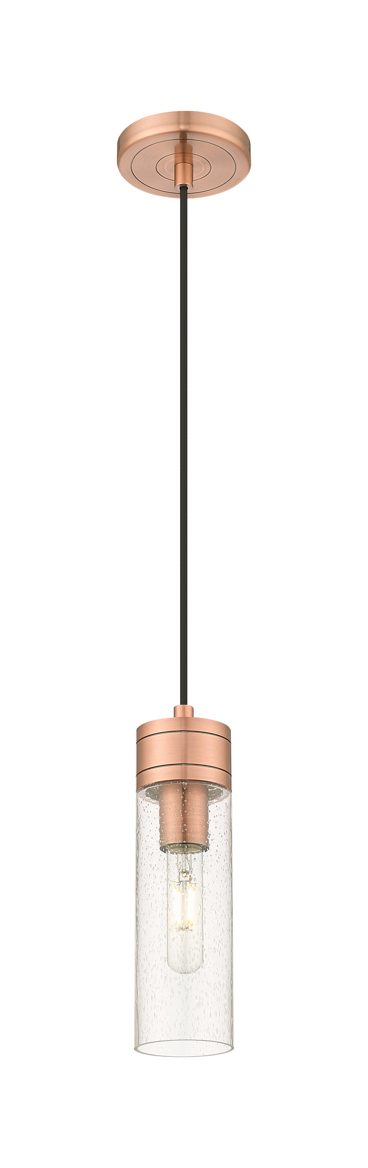 Innovations Lighting Boreas 8" Mini Pendant - Antique Copper Mini-Pendants Innovations Lighting   