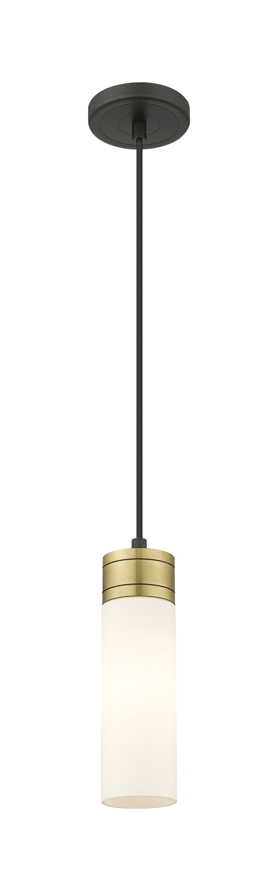 Innovations Lighting Boreas 8" Mini Pendant - Black Antique Brass Mini-Pendants Innovations Lighting   