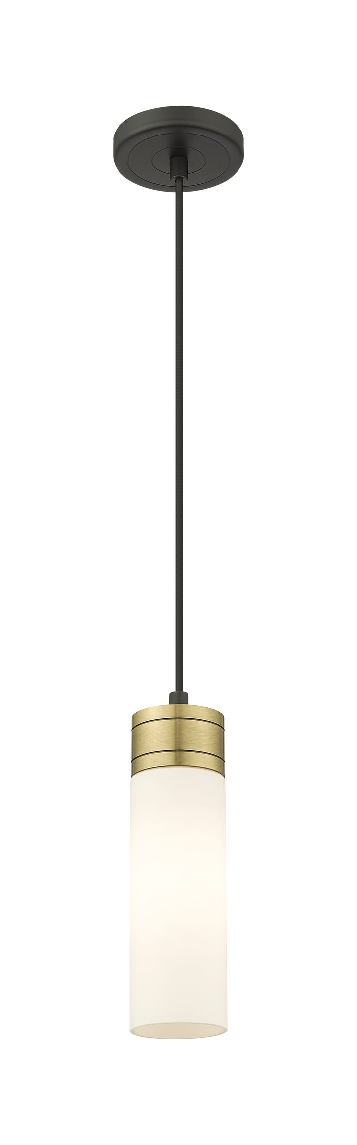 Innovations Lighting Boreas 8" Mini Pendant - Black Antique Brass Mini-Pendants Innovations Lighting   