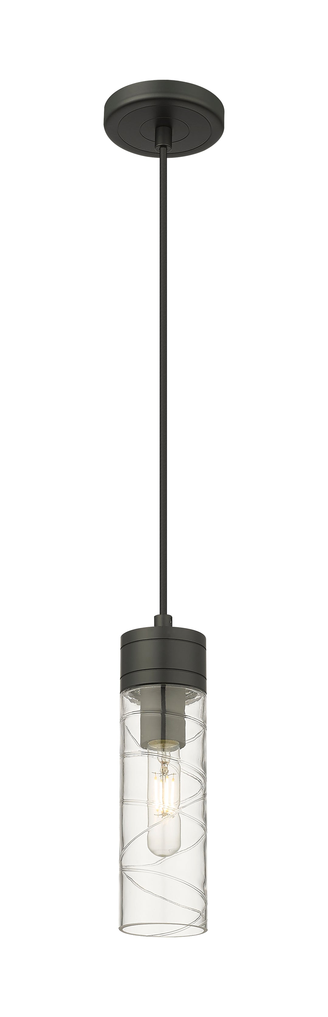 Innovations Lighting Boreas 8" Mini Pendant - Matte Black Mini-Pendants Innovations Lighting   