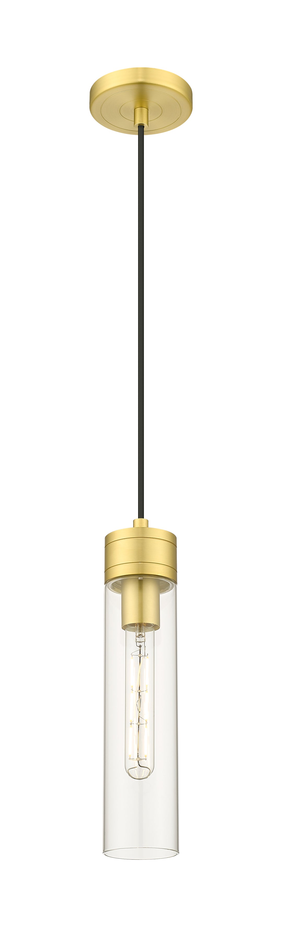 Innovations Lighting Boreas 11" Mini Pendant - Satin Gold Mini-Pendants Innovations Lighting   