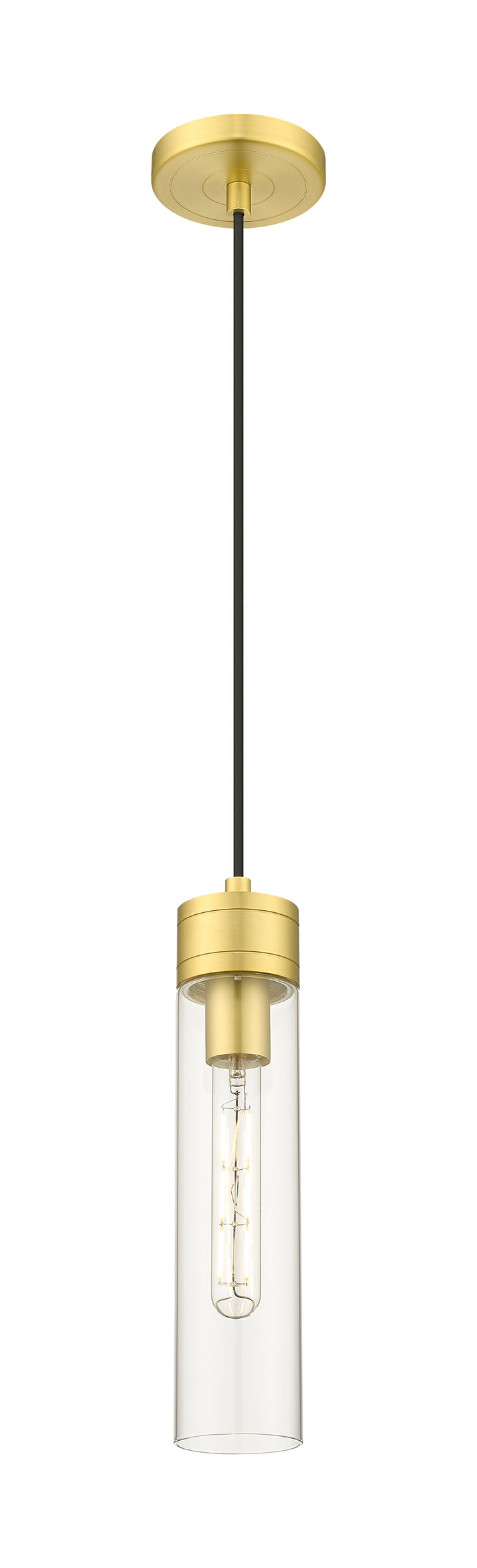 Innovations Lighting Boreas 11" Mini Pendant - Satin Gold Mini-Pendants Innovations Lighting   