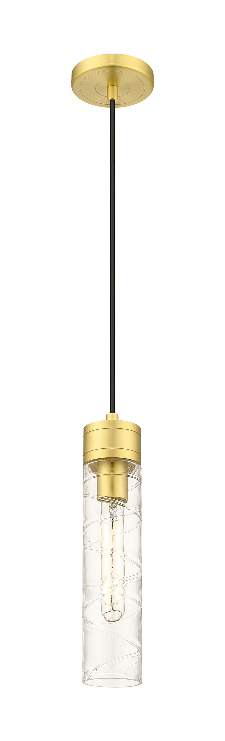 Innovations Lighting Boreas 11" Mini Pendant - Satin Gold Mini-Pendants Innovations Lighting   