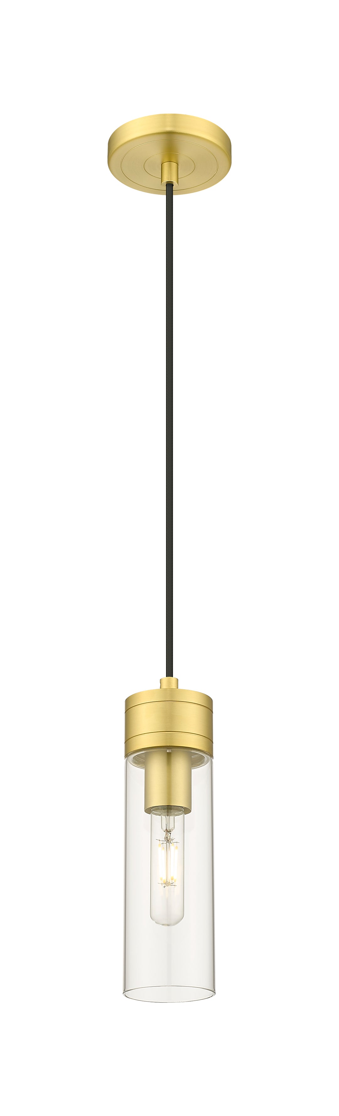 Innovations Lighting Boreas 8" Mini Pendant - Satin Gold Mini-Pendants Innovations Lighting   