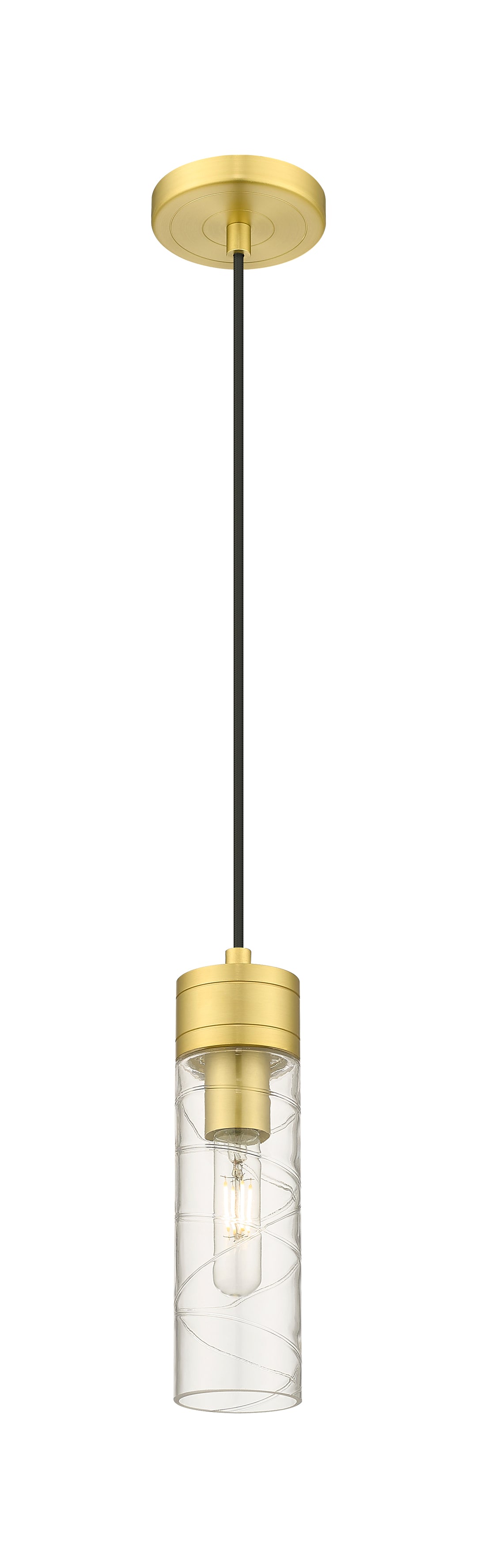 Innovations Lighting Boreas 8" Mini Pendant - Satin Gold Mini-Pendants Innovations Lighting   