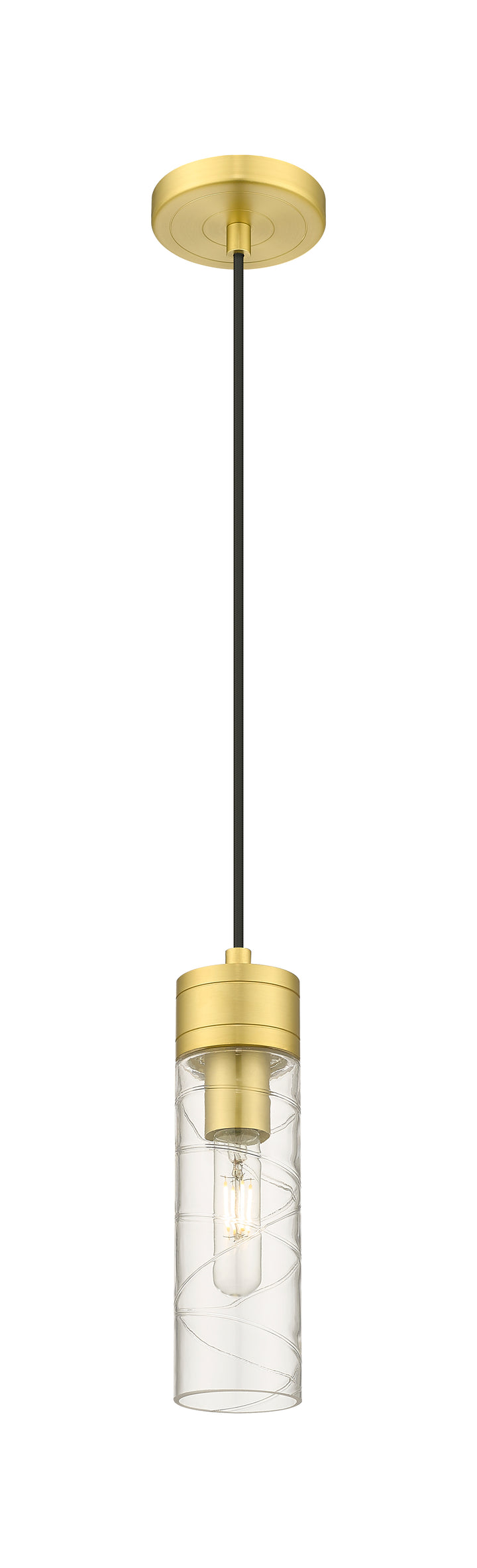 Innovations Lighting Boreas 8" Mini Pendant - Satin Gold Mini-Pendants Innovations Lighting   