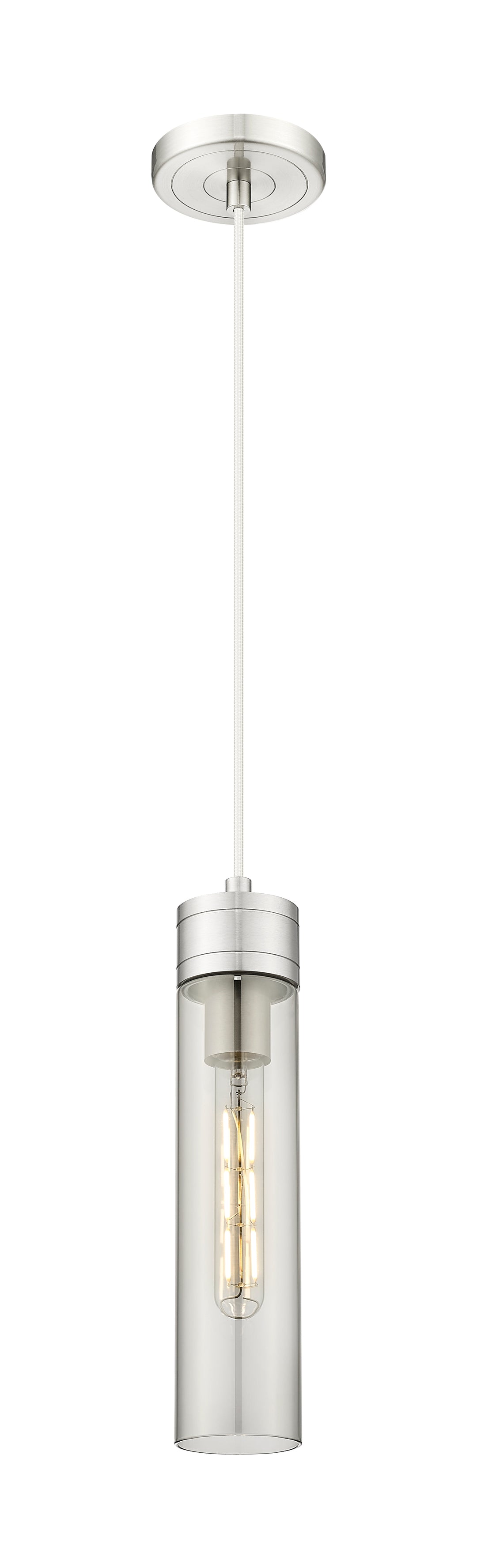 Innovations Lighting Boreas 11" Mini Pendant - Satin Nickel Mini-Pendants Innovations Lighting   