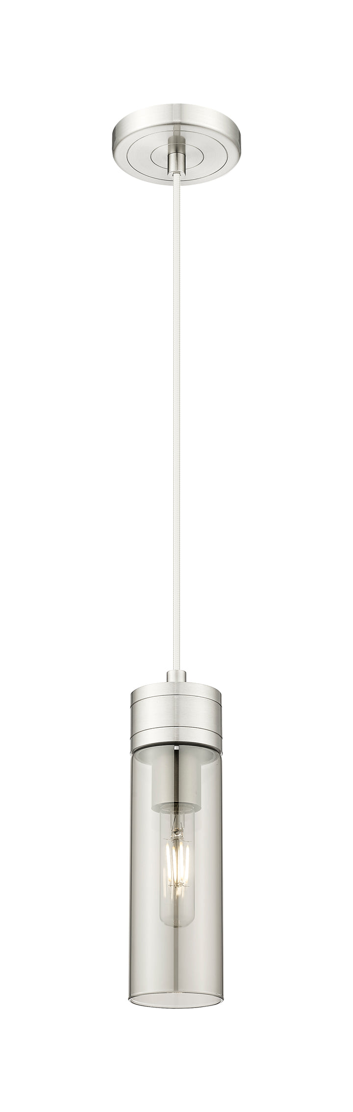 Innovations Lighting Boreas 8" Mini Pendant - Satin Nickel Mini-Pendants Innovations Lighting   