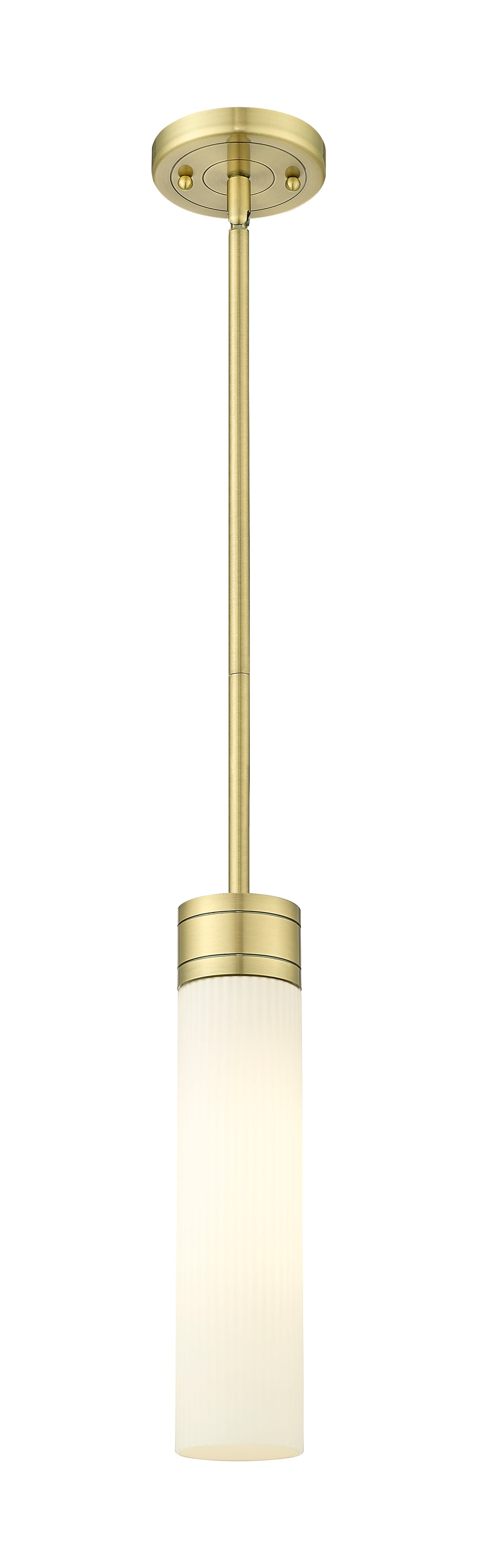 Innovations Lighting Boreas 11" Mini Pendant - Antique Brass Mini-Pendants Innovations Lighting Striped White ; Glass Type: Frosted  