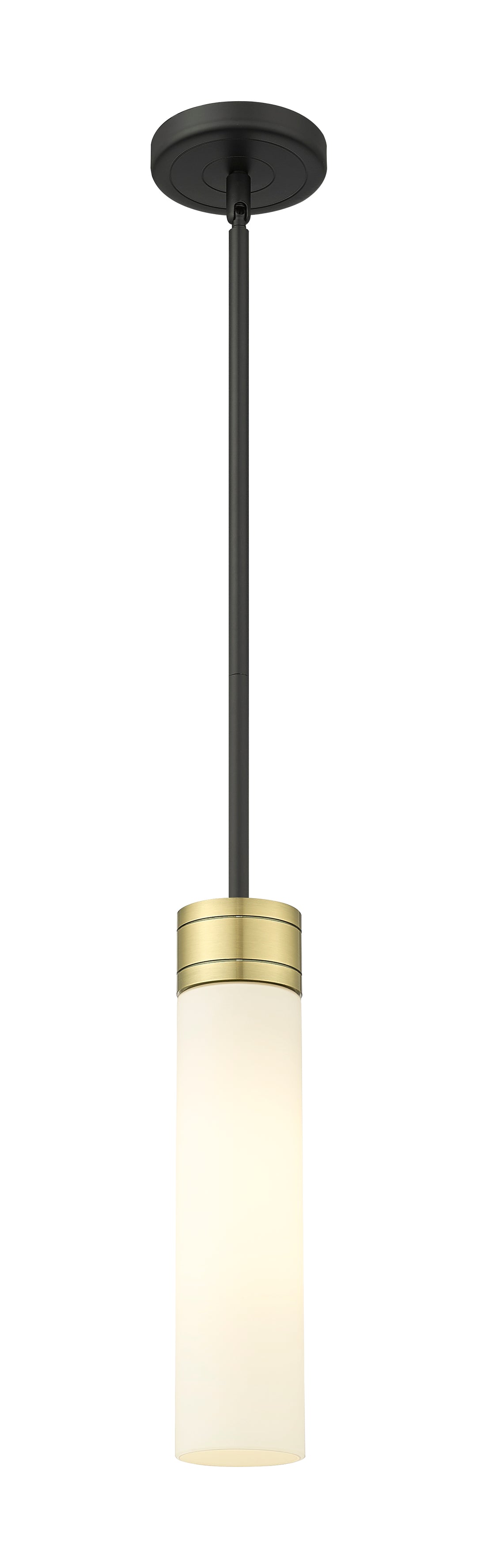 Innovations Lighting Boreas 11" Mini Pendant - Black Antique Brass Mini-Pendants Innovations Lighting White ; Glass Type: Frosted  