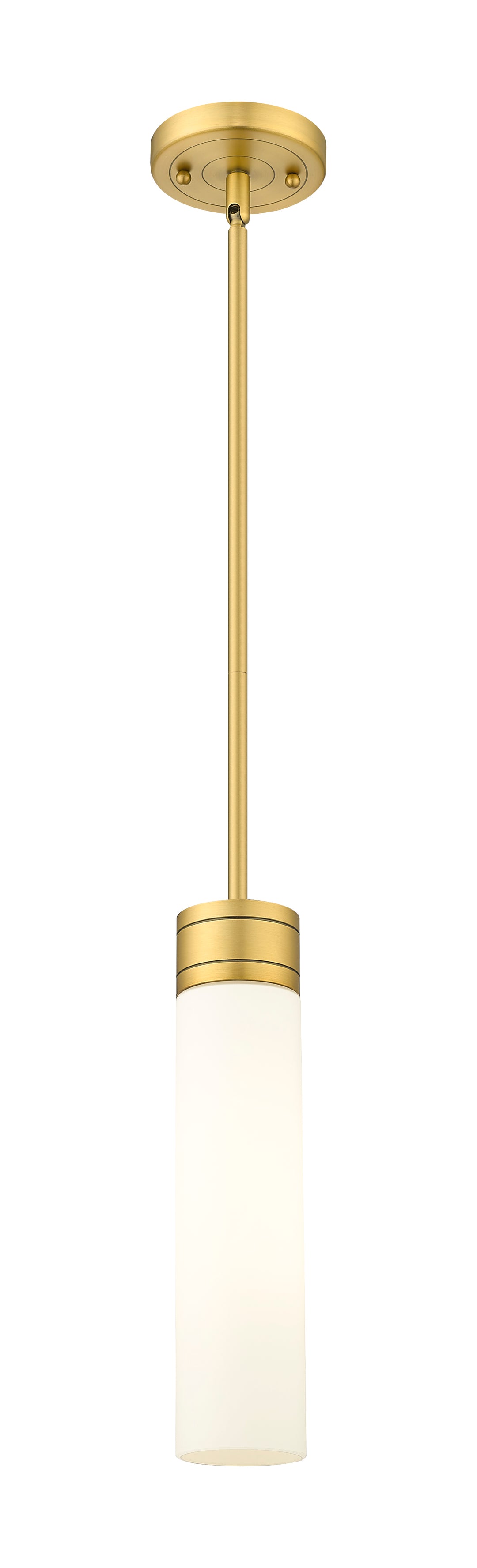 Innovations Lighting Boreas 11" Mini Pendant - Brushed Brass Mini-Pendants Innovations Lighting White ; Glass Type: Frosted  