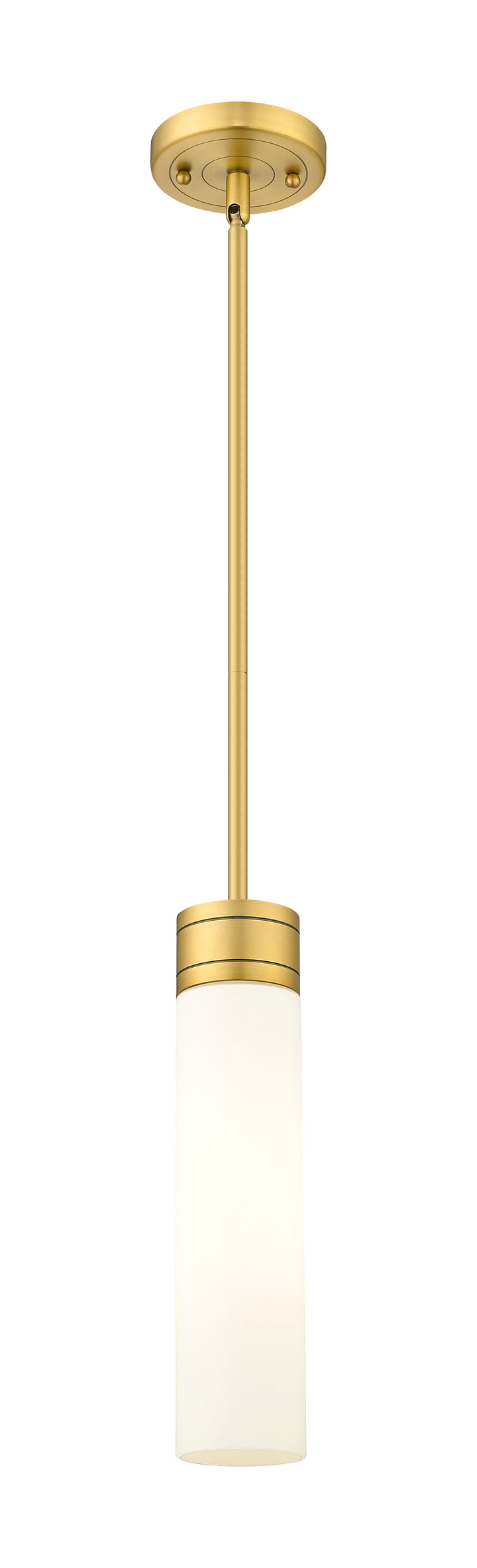 Innovations Lighting Boreas 11" Mini Pendant - Brushed Brass Mini-Pendants Innovations Lighting White ; Glass Type: Frosted  