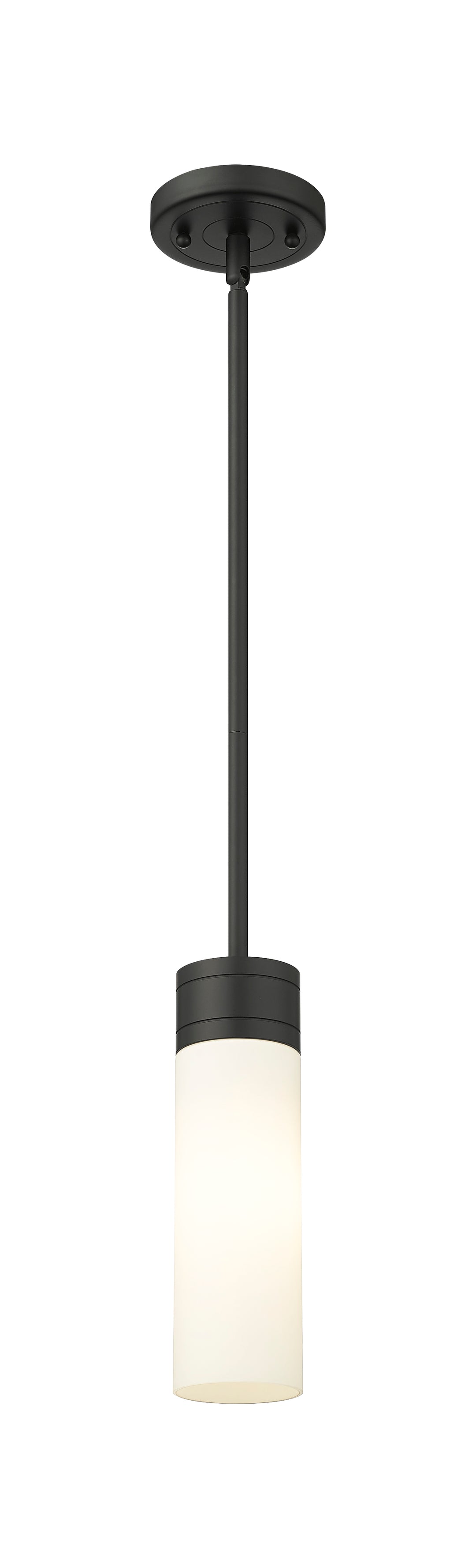 Innovations Lighting Boreas 8" Mini Pendant - Matte Black Mini-Pendants Innovations Lighting White ; Glass Type: Frosted  