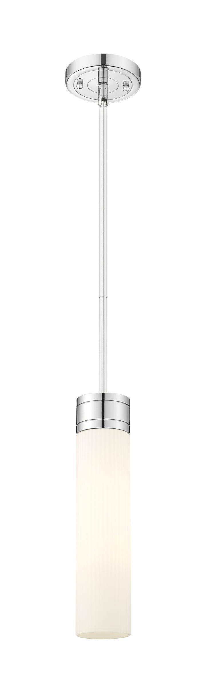 Innovations Lighting Boreas 11" Mini Pendant - Polished Chrome Mini-Pendants Innovations Lighting Striped White ; Glass Type: Frosted  