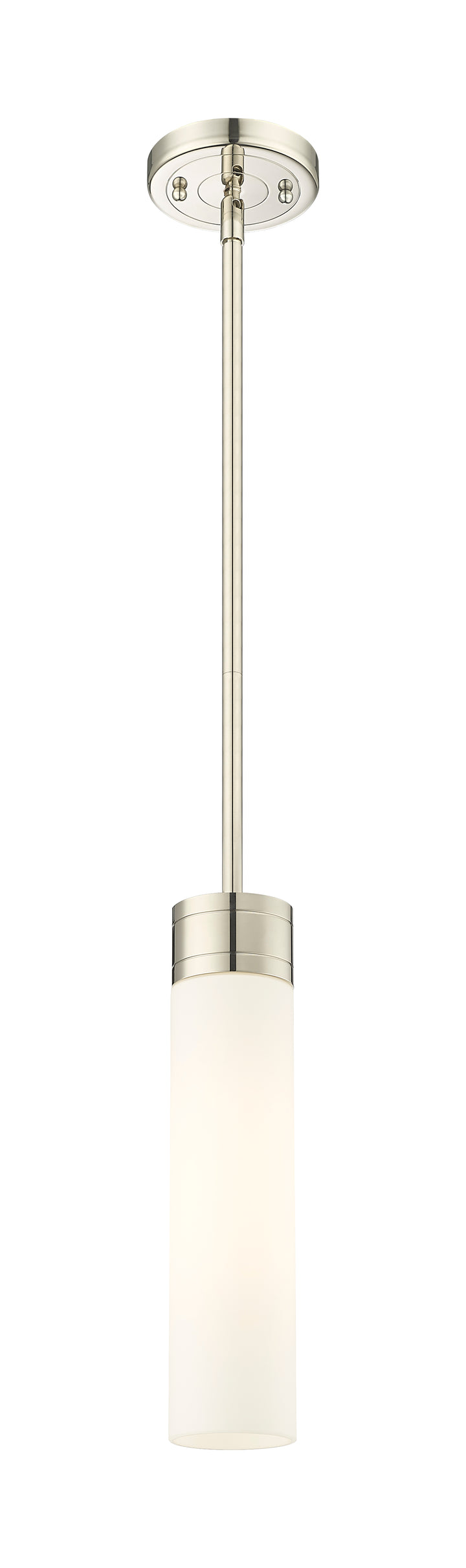 Innovations Lighting Boreas 11" Mini Pendant - Polished Nickel Mini-Pendants Innovations Lighting White ; Glass Type: Frosted  