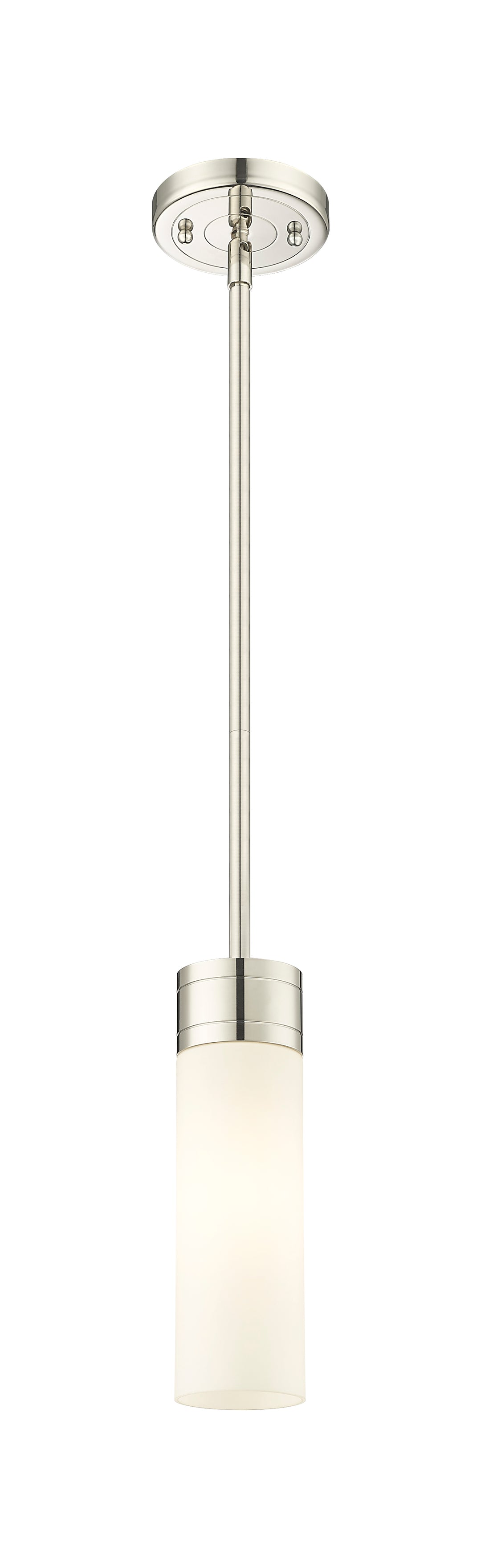 Innovations Lighting Boreas 8" Mini Pendant - Polished Nickel Mini-Pendants Innovations Lighting White ; Glass Type: Frosted  