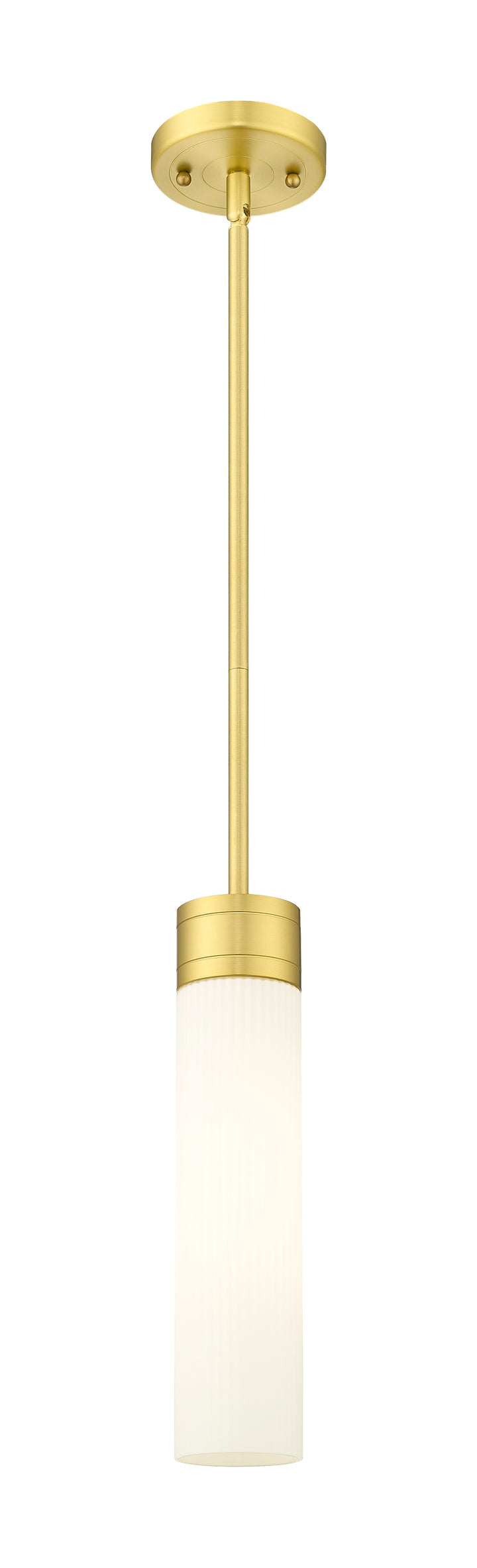 Innovations Lighting Boreas 11" Mini Pendant - Satin Gold Mini-Pendants Innovations Lighting Striped White ; Glass Type: Frosted  