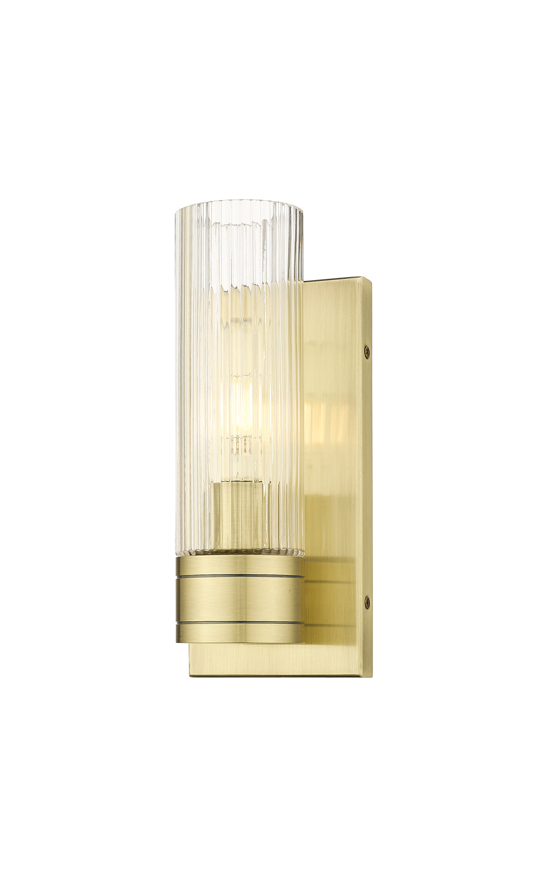 Innovations Lighting Boreas 8" Sconce Wall Sconces Innovations Lighting Antique Brass Striped Clear ; Glass Type: Clear 