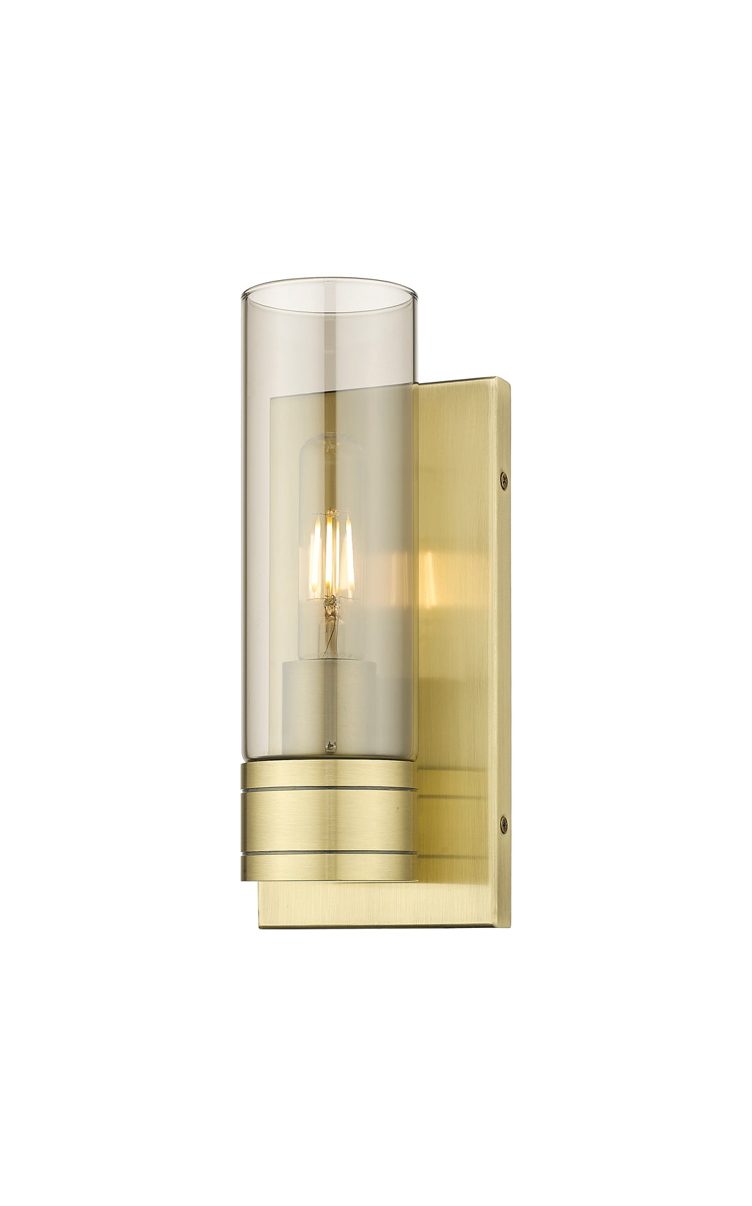 Innovations Lighting Boreas 8" Sconce Wall Sconces Innovations Lighting Antique Brass Light Smoke ; Glass Type: Smoked 