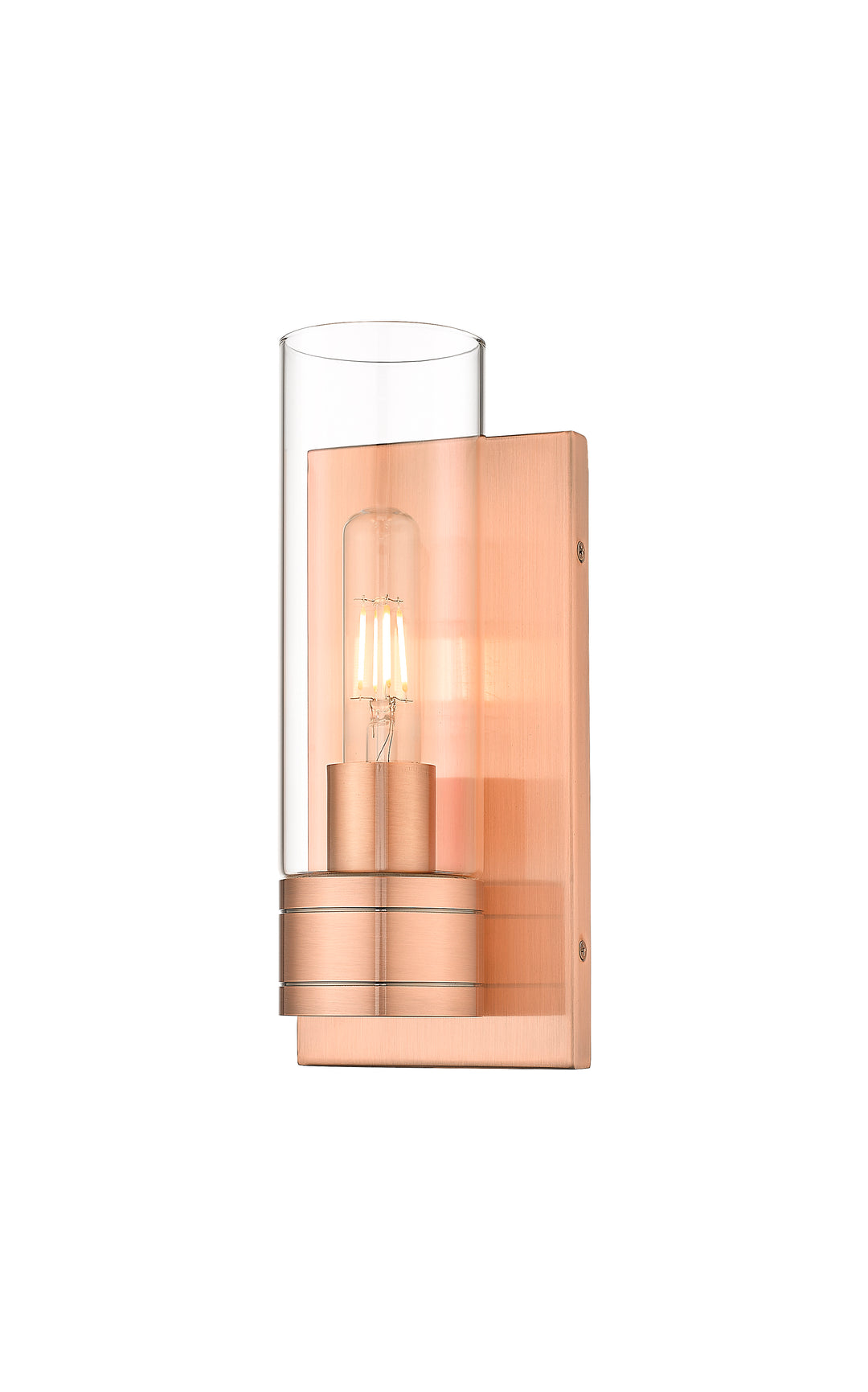 Innovations Lighting Boreas 8" Sconce Wall Sconces Innovations Lighting Antique Copper Clear ; Glass Type: Clear 