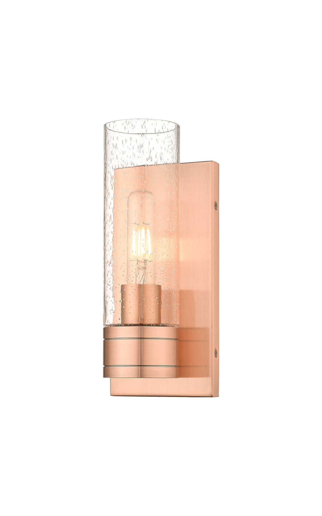 Innovations Lighting Boreas 8" Sconce Wall Sconces Innovations Lighting Antique Copper Seedy ; Glass Type: Seedy 