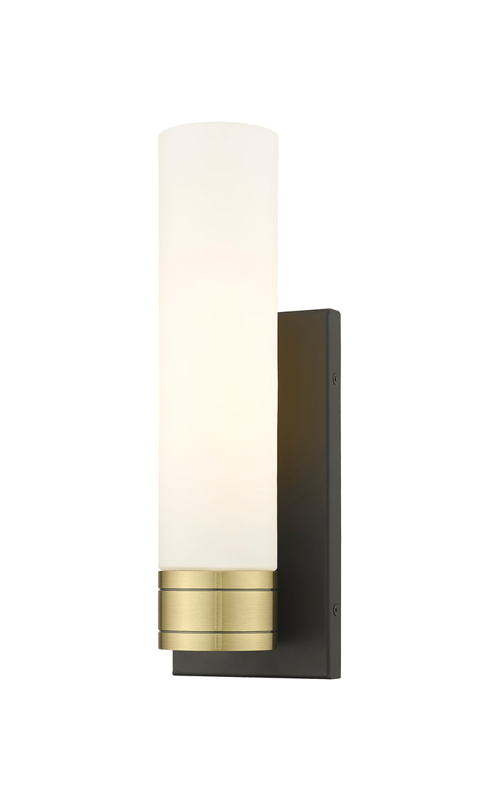 Innovations Lighting Boreas 11" Sconce Wall Sconces Innovations Lighting Black Antique Brass White ; Glass Type: Frosted 