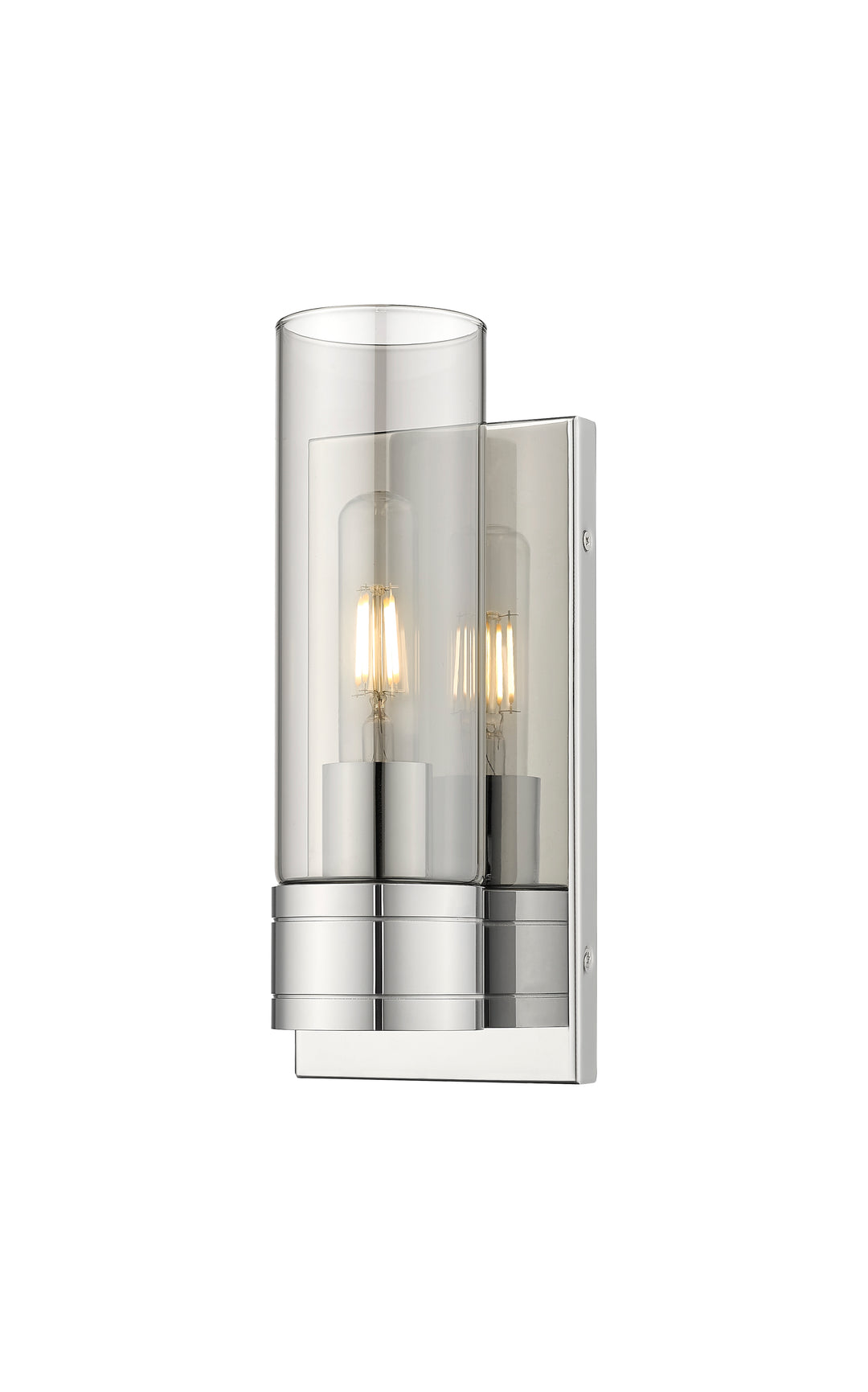 Innovations Lighting Boreas 8" Sconce Wall Sconces Innovations Lighting Polished Chrome Light Smoke ; Glass Type: Smoked 