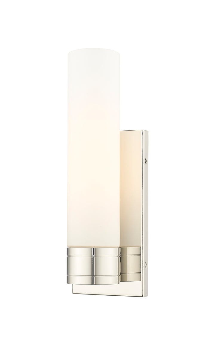 Innovations Lighting Boreas 11" Sconce Wall Sconces Innovations Lighting Polished Nickel White ; Glass Type: Frosted 