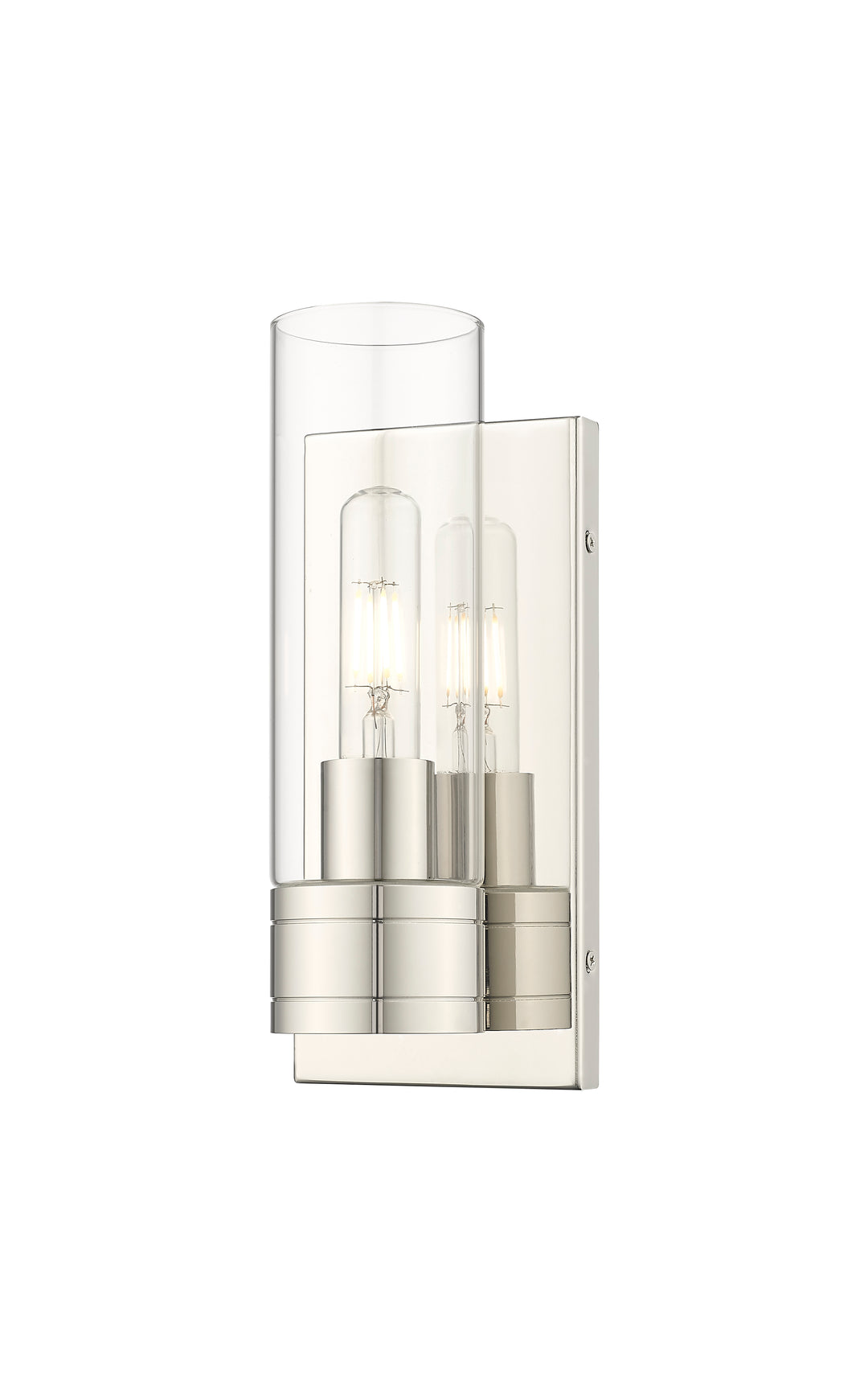 Innovations Lighting Boreas 8" Sconce Wall Sconces Innovations Lighting Polished Nickel Clear ; Glass Type: Clear 