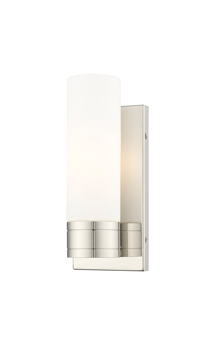 Innovations Lighting Boreas 8" Sconce Wall Sconces Innovations Lighting Polished Nickel White ; Glass Type: Frosted 