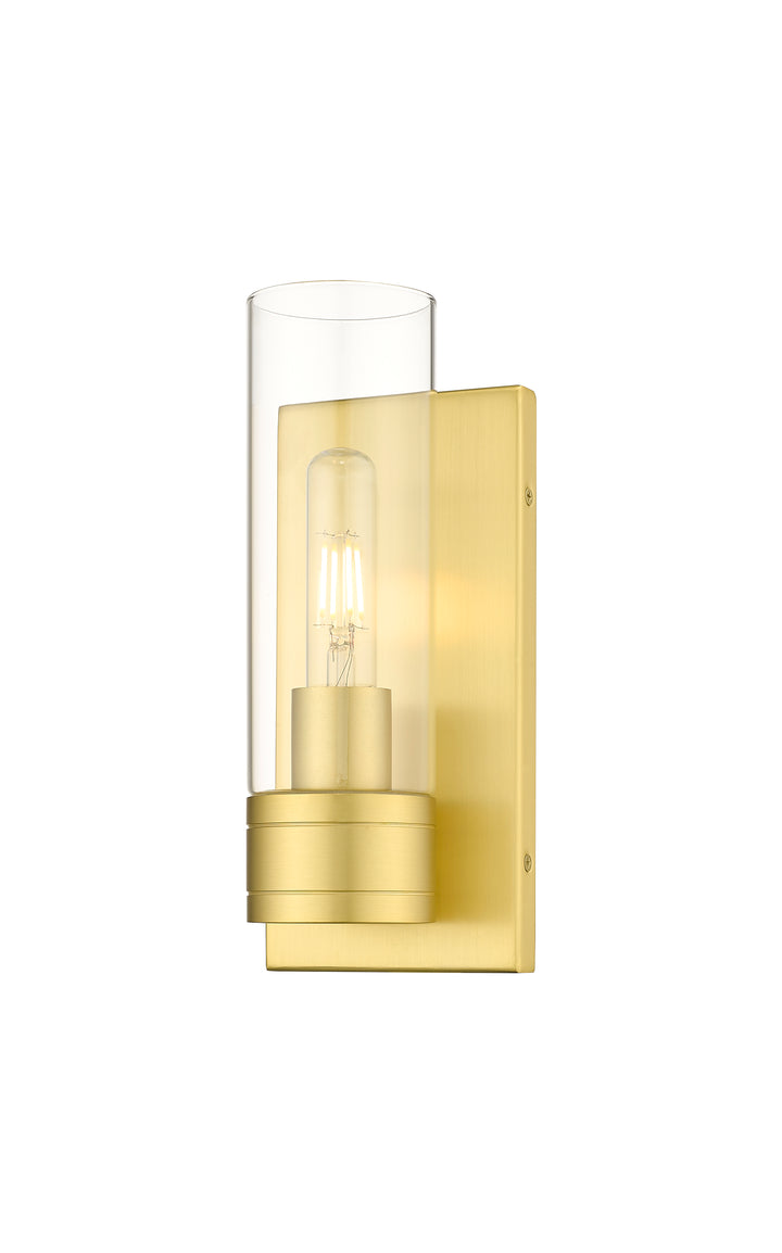 Innovations Lighting Boreas 8" Sconce Wall Sconces Innovations Lighting Satin Gold Clear ; Glass Type: Clear 