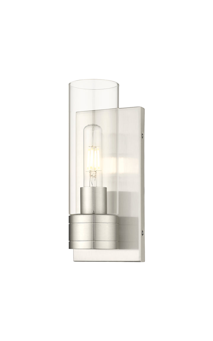 Innovations Lighting Boreas 8" Sconce Wall Sconces Innovations Lighting Satin Nickel Clear ; Glass Type: Clear 