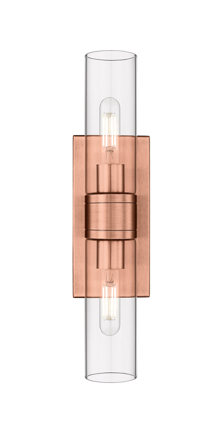 Innovations Lighting Boreas 8" Bath Vanity Light - Antique Copper Vanity Lights Innovations Lighting   