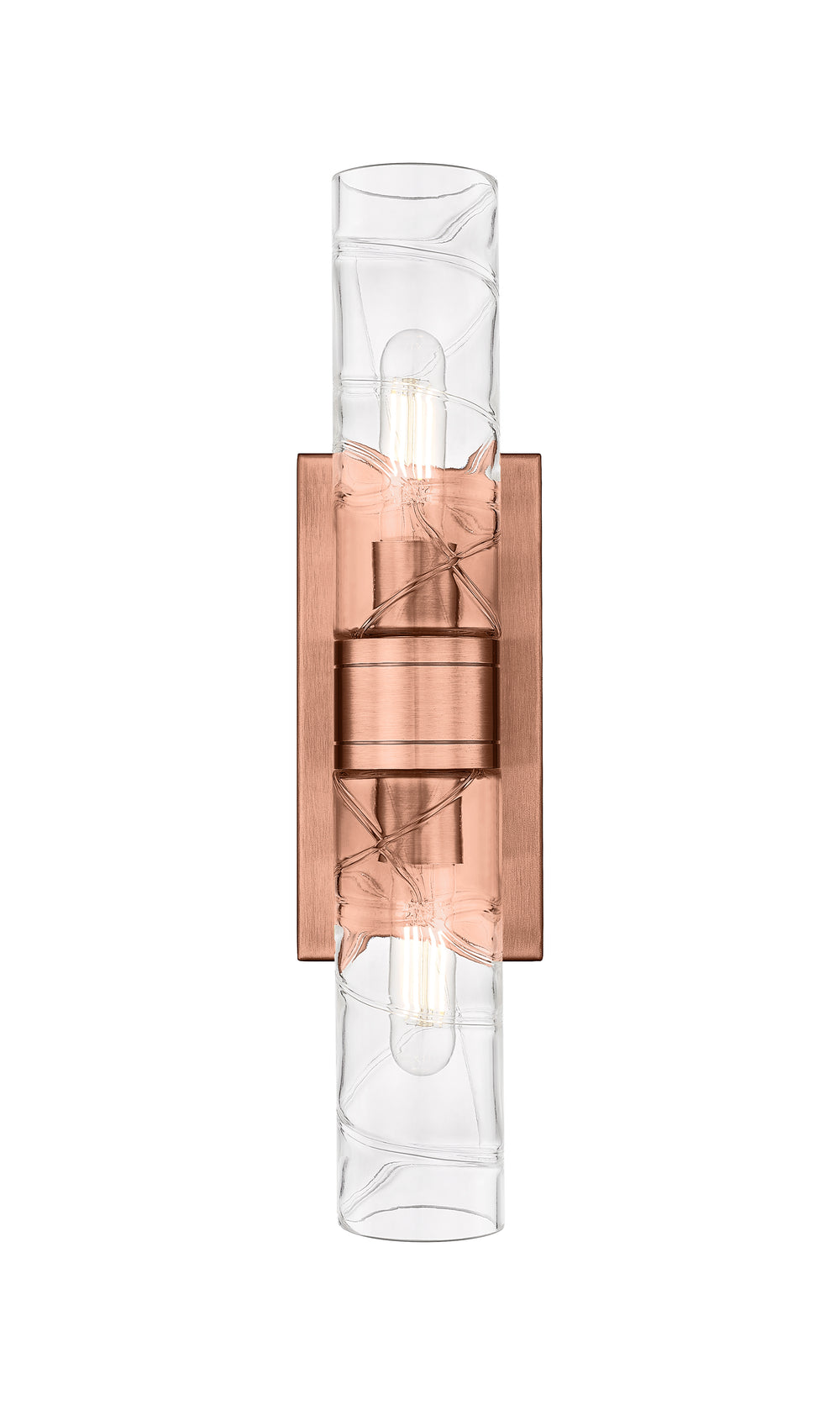 Innovations Lighting Boreas 8" Bath Vanity Light - Antique Copper Vanity Lights Innovations Lighting   