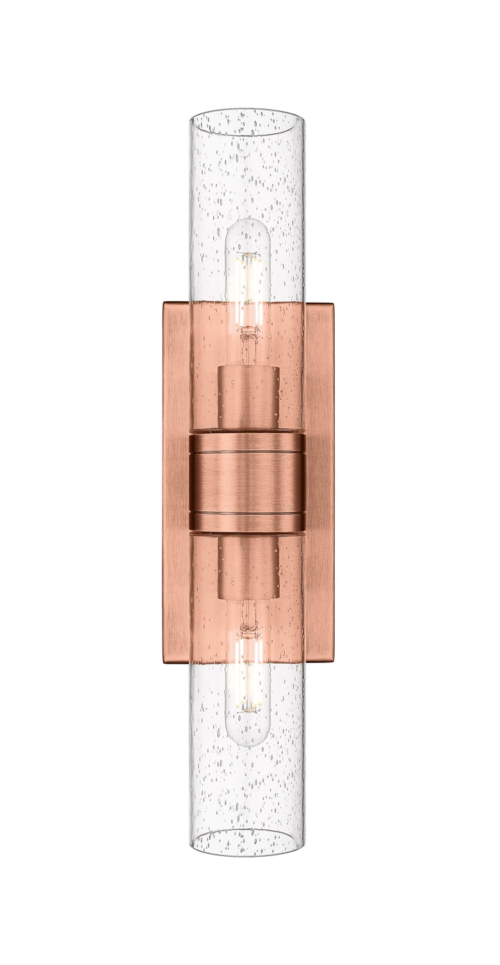 Innovations Lighting Boreas 8" Bath Vanity Light - Antique Copper Vanity Lights Innovations Lighting   