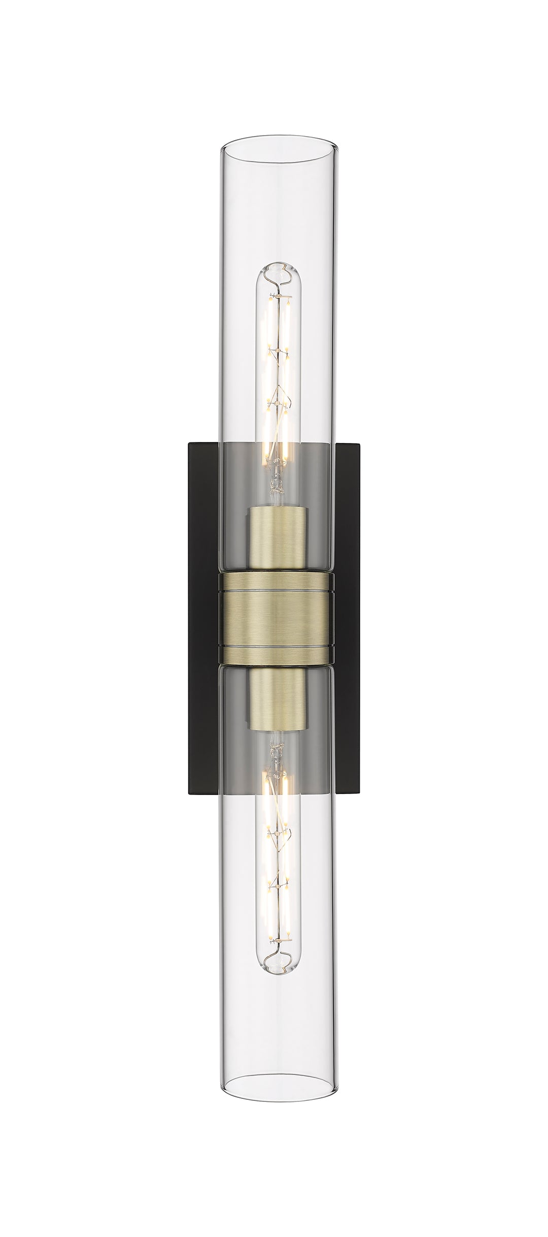 Innovations Lighting Boreas 11" Bath Vanity Light - Black Antique Brass Vanity Lights Innovations Lighting   