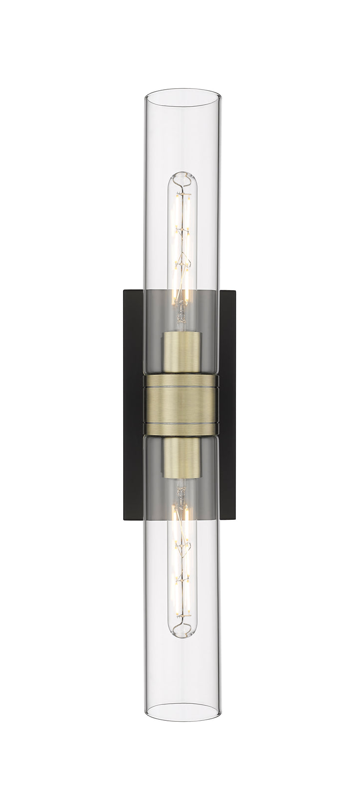 Innovations Lighting Boreas 11" Bath Vanity Light - Black Antique Brass Vanity Lights Innovations Lighting   