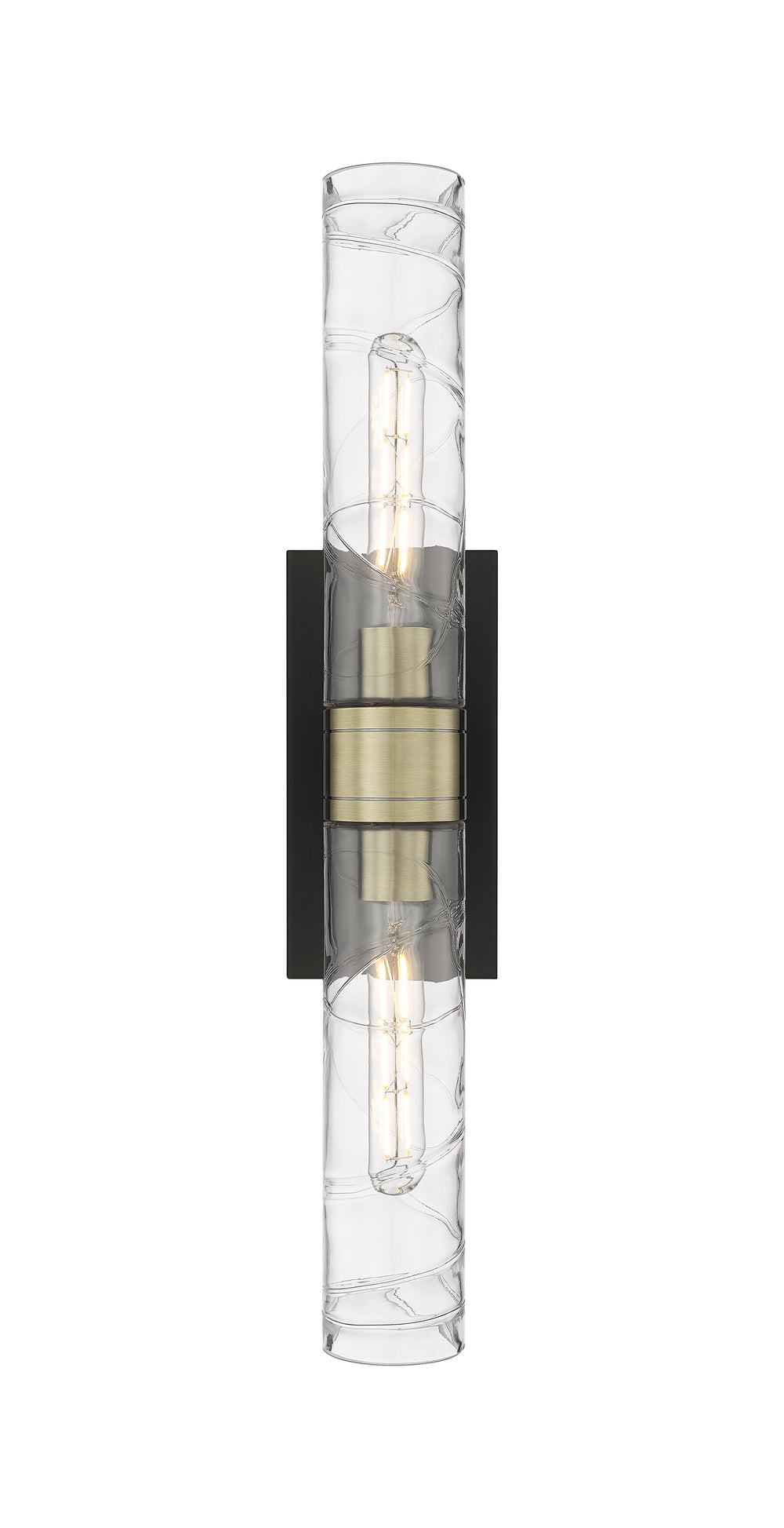 Innovations Lighting Boreas 11" Bath Vanity Light - Black Antique Brass Vanity Lights Innovations Lighting   