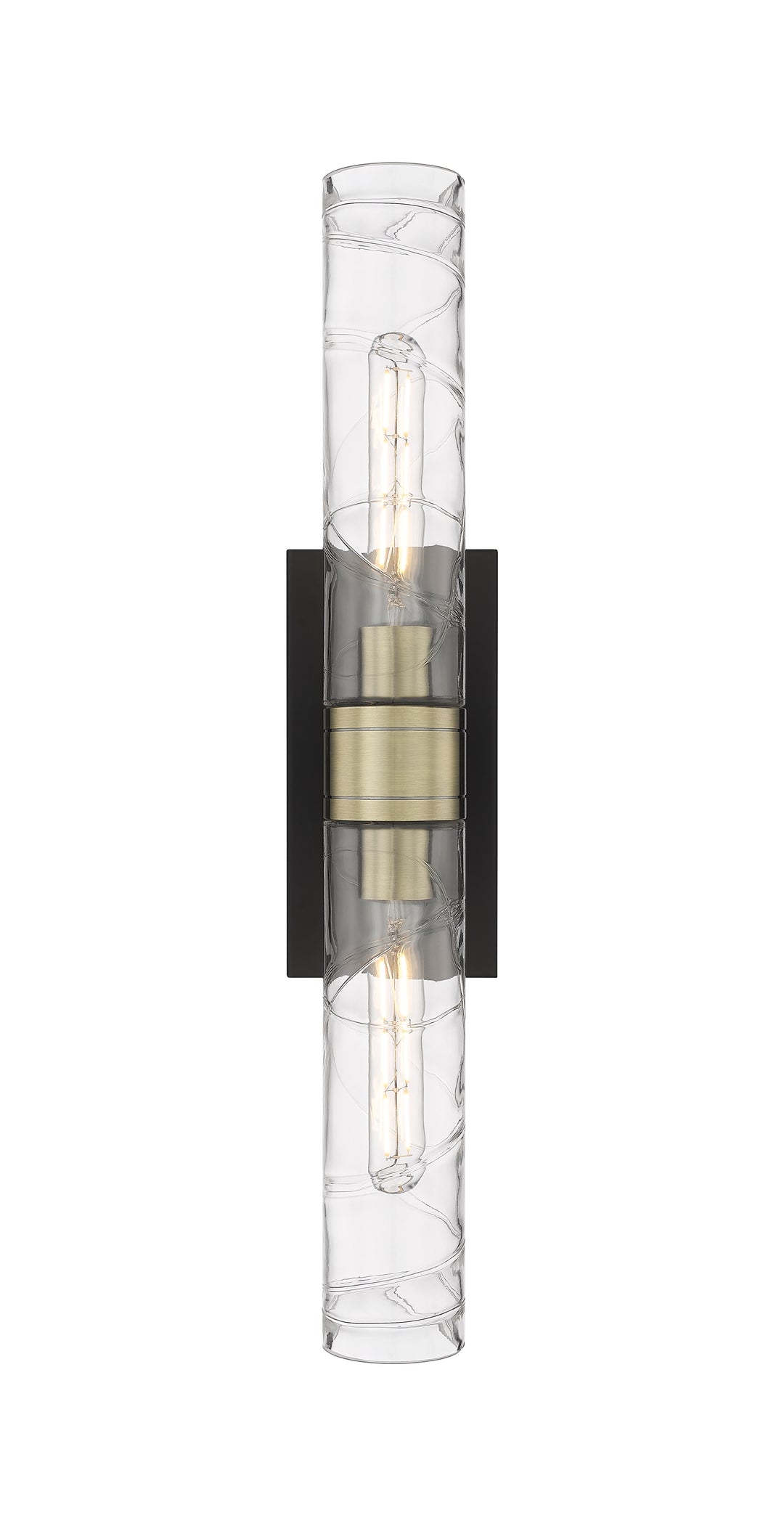 Innovations Lighting Boreas 11" Bath Vanity Light - Black Antique Brass Vanity Lights Innovations Lighting   