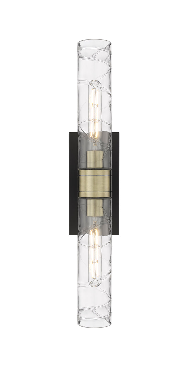 Innovations Lighting Boreas 11" Bath Vanity Light - Black Antique Brass Vanity Lights Innovations Lighting   