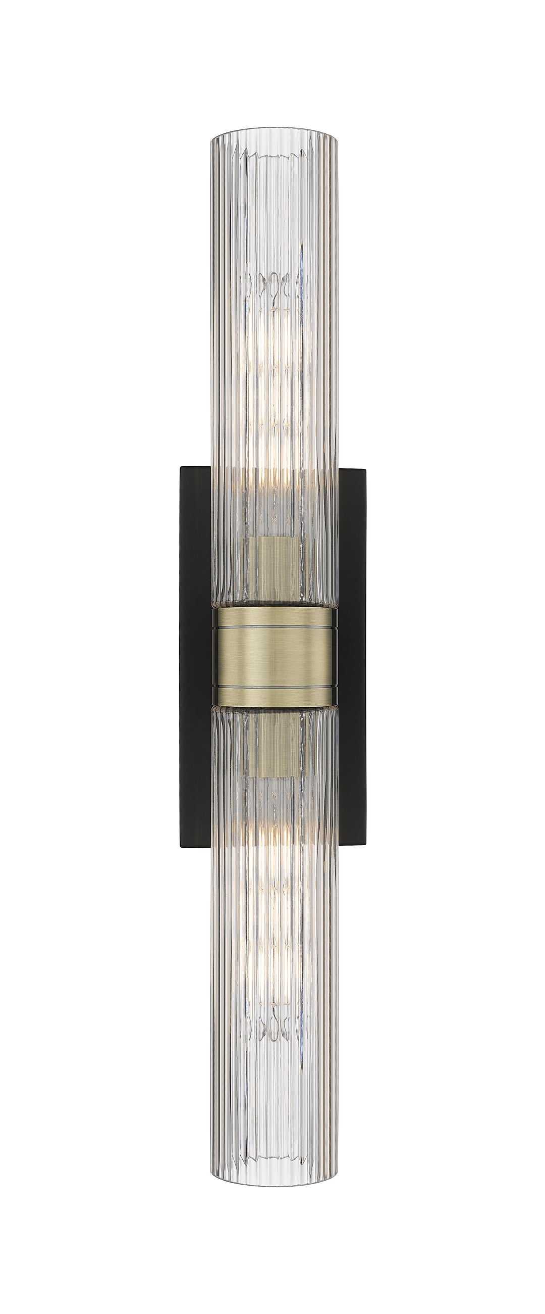 Innovations Lighting Boreas 11" Bath Vanity Light - Black Antique Brass Vanity Lights Innovations Lighting   